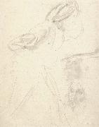 Edgar Degas Studies for the Daughter of Jephthah oil painting artist